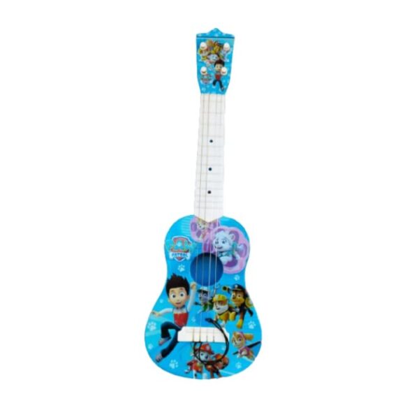 Himalaya Toy World Guitar Toy for Kids 4-String Acoustic Music Learning Toys Musical Instrument Educational Guitar Toy for Beginners Kids Child (PAW Patrol Guitar)