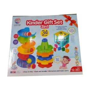 RATNA'S 3 in 1 Kinder Gift Set Containing Stack-N-SpinRATNA'S 3 in 1 Kinder Gift Set Containing Stack-N-Spin